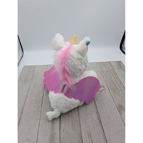 Mattel Barbie Pets Unicorn Plush 7" White Pink Stuffed Animal Toy Just Play 2020 - Picture 3 of 6